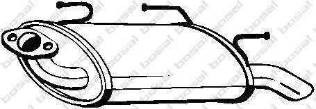 Compre 145611 Bosal Silenciador, parte traseira