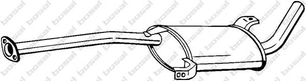 Silenciador, parte central Nissan/Infiniti 201007F654 preço, a partir de 111,21 USD