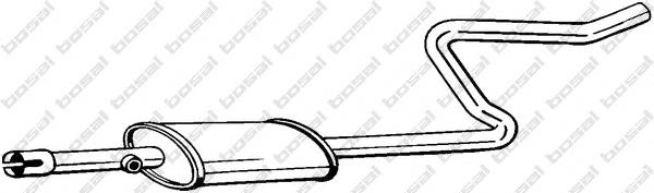 A4544900315 Mercedes Silenciador, parte central