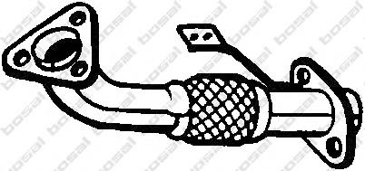 Tubo de admissão dianteiro (calças) do silenciador Bosal 700163 preço, a partir de 93,79 USD