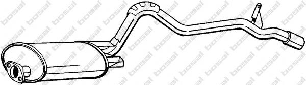 Silenciador, parte central Mitsubishi MR127383 preço, a partir de 150,15 USD