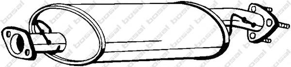 Silenciador, parte central Land Rover WDE100590 preço, a partir de 209,51 USD