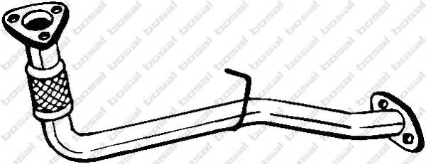 851087 Bosal Silenciador, parte dianteira