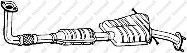 2861026401 Hyundai/Kia Silenciador, parte dianteira
