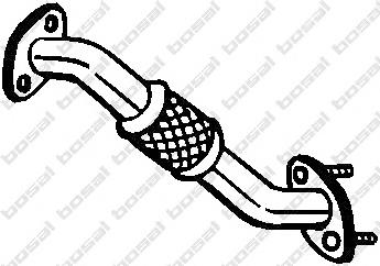 Silenciador, parte dianteira 700141 Bosal