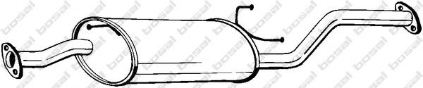 287004A601 Hyundai/Kia Silenciador, parte central