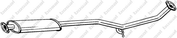 287001G300 Hyundai/Kia Silenciador, parte central