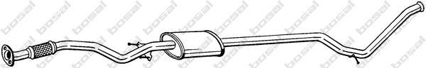 2861007101 Hyundai/Kia Silenciador, parte central