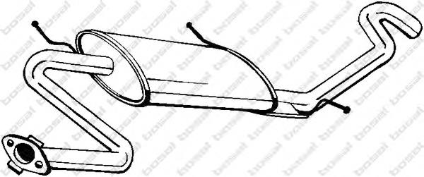 Compre BS278339 Bosal Silenciador, parte traseira