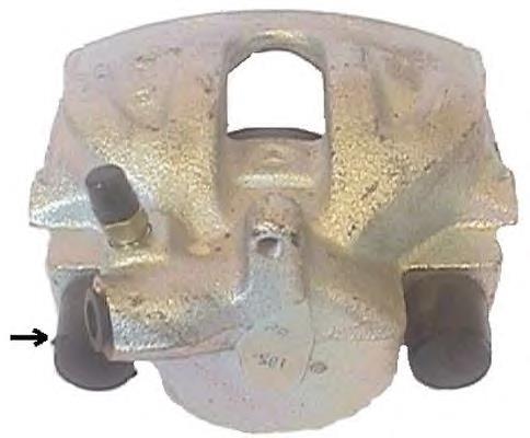 2D0615423A VAG Suporte do freio traseiro esquerdo