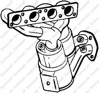 BM91509H BM Catalysts Convertidor - catalisador