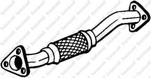 Silenciador, parte dianteira Bosal 700129