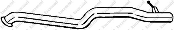 1609209380 Peugeot/Citroen Silenciador, parte traseira