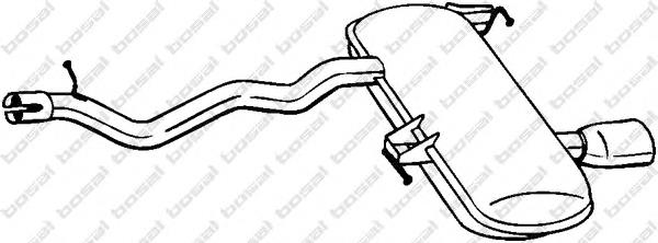 Silenciador, parte traseira BMW 3  E92