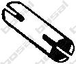 Braçadeira de silenciador dianteira VAG 1K0253141B