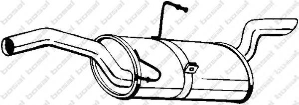 Compre 71765110 Fiat/Alfa/Lancia Silenciador, parte traseira