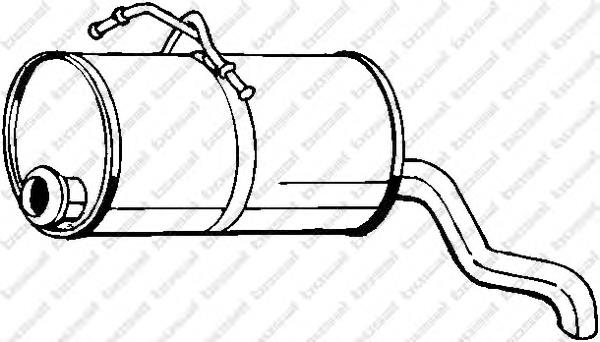 Compre 20664 Sigam Silenciador, parte traseira