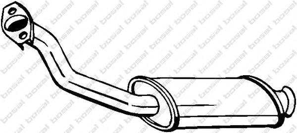 Compre 190171 Bosal Tubo de admissão dianteiro (calças) do silenciador