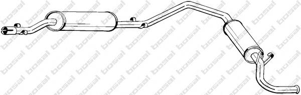 Compre 284497 Bosal Silenciador, parte traseira