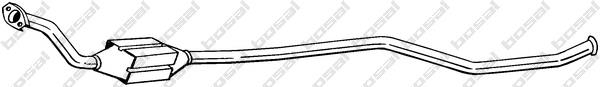1705SR Peugeot/Citroen Silenciador, parte dianteira