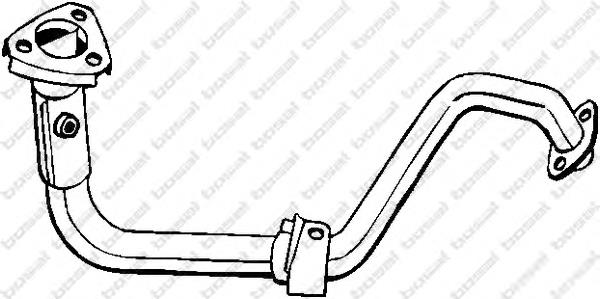Tubo de admissão dianteiro (calças) do silenciador Polmostrow 04228 preço, a partir de 90,34 USD