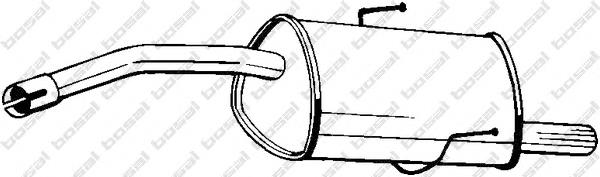 Compre 0060652523 Fiat/Alfa/Lancia Silenciador, parte traseira