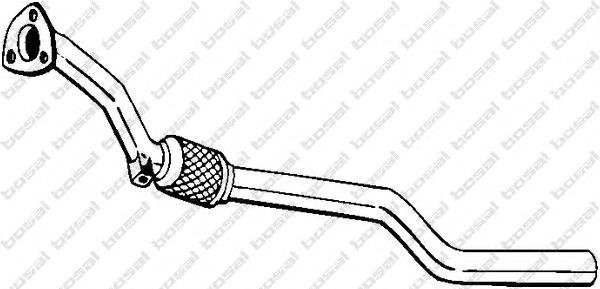 Compre 820167 Bosal Tubo de escape, desde o catalisador até o silenciador