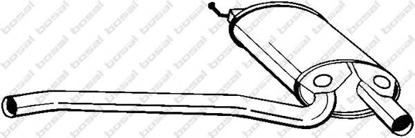 Compre 8D0253409T VAG Silenciador, parte central