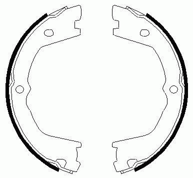 Sapatas do freio traseiras de tambor Iveco 42535858 preço, a partir de 43,63 USD