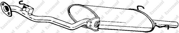 18307SN7A30 Honda Silenciador, parte traseira
