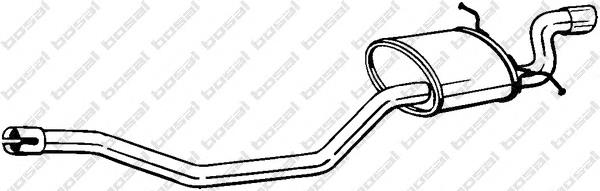 280197 Bosal Silenciador, parte traseira