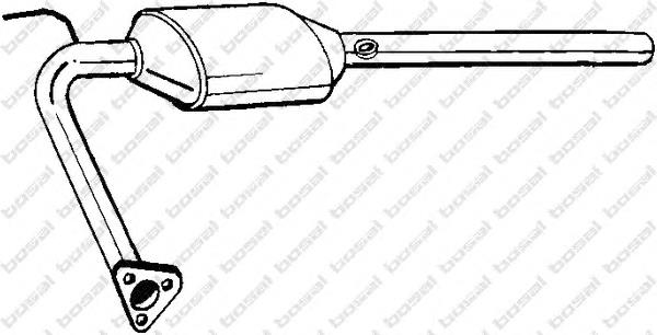 099545 Bosal Convertidor - catalisador