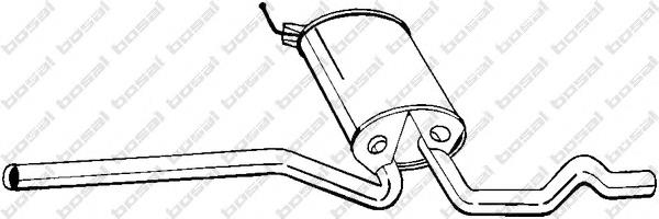 Compre 3B0253409 VAG Silenciador, parte central