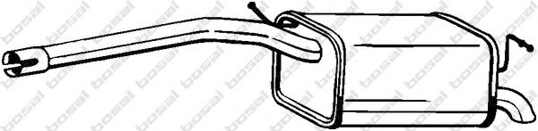 Compre 233059 Bosal Silenciador, parte traseira