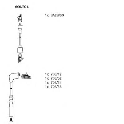 Compre 9848 NGK Fios de alta voltagem, kit