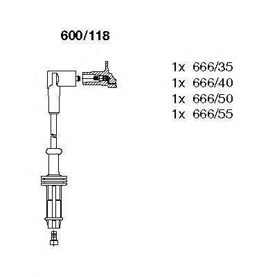 Compre 5967P1 Peugeot/Citroen Fios de alta voltagem, kit