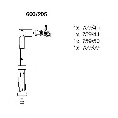 Compre 7700107662 Renault (RVI) Fios de alta voltagem, kit