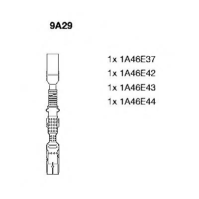 941318111327 Magneti Marelli Fios de alta voltagem, kit