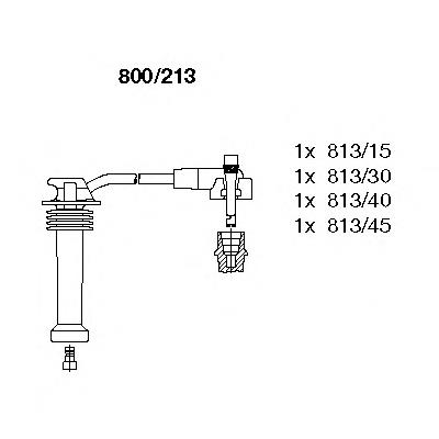 Fios de alta voltagem, kit Maxgear 530035