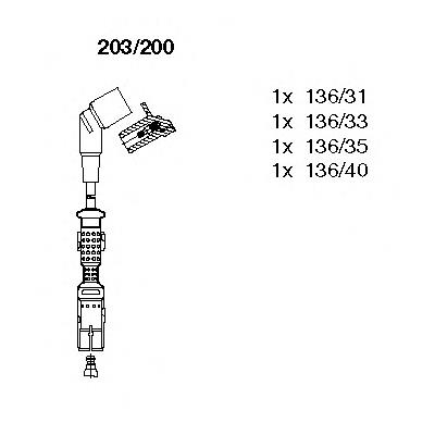 Fios de alta voltagem, kit Bremi 203200 preço, a partir de 68,60 USD