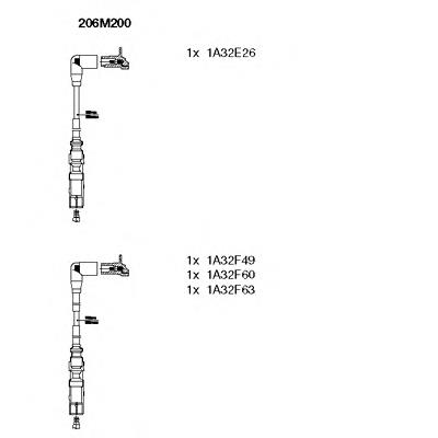 Compre MSQ0111 Magneti Marelli Fios de alta voltagem, kit
