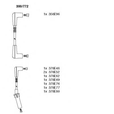 Compre 04728190AC Chrysler Fios de alta voltagem, kit