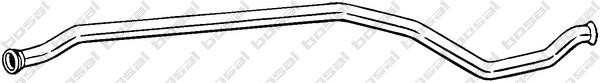 00001717HX Peugeot/Citroen Silenciador, parte central