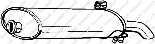 Silenciador, parte traseira Bosal 190697 preço, a partir de 103,32 USD