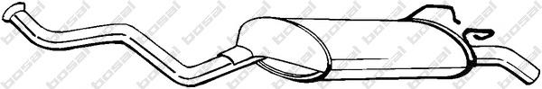 Compre 7700800521 Renault (RVI) Silenciador, parte traseira