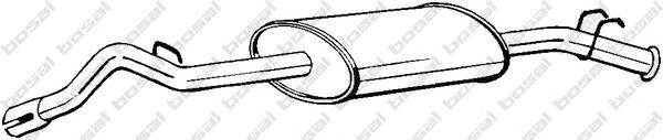 Silenciador, parte traseira Renault 11 5 dr BC37