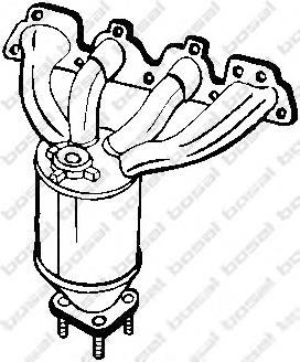 5849007 Opel Convertidor - catalisador