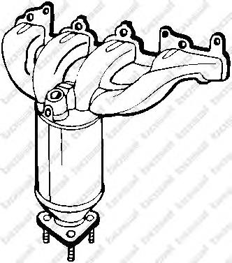 Silenciador, parte dianteira Bosal 090015 preço, a partir de 336,89 USD