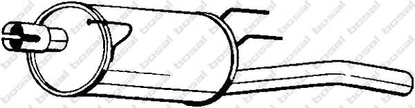 5852449 Opel Silenciador, parte dianteira