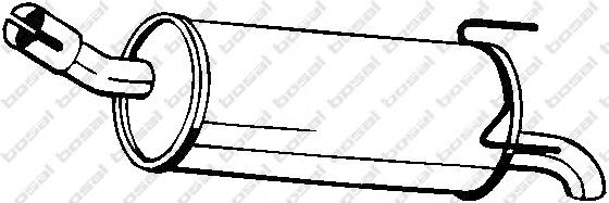 Compre 185645 Bosal Silenciador, parte traseira